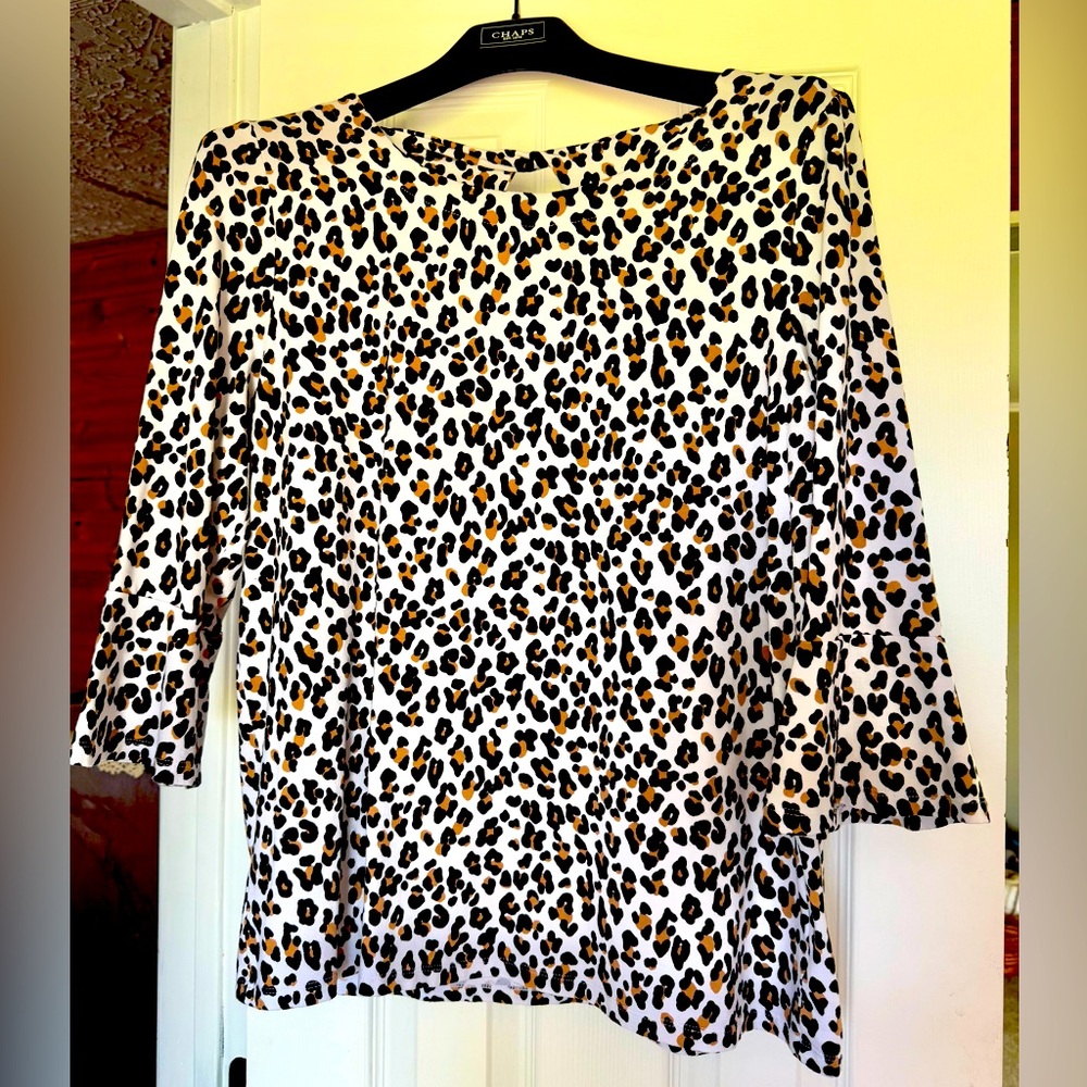 Leopard Print Women's Top
